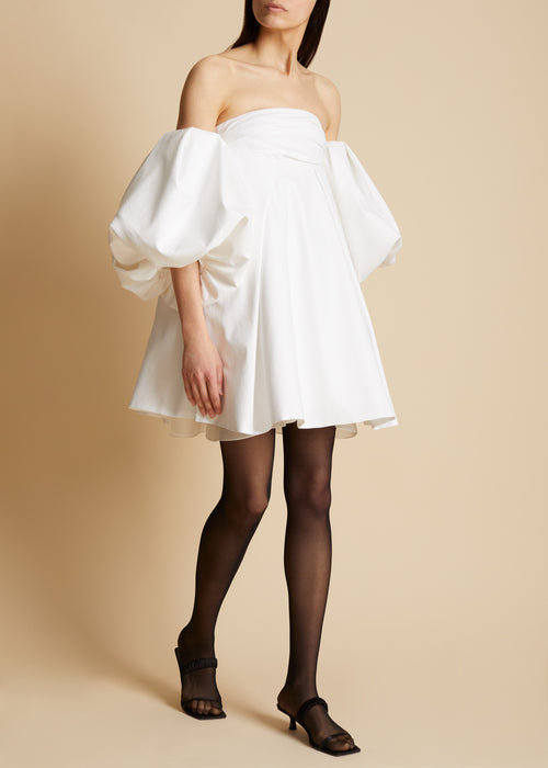 The Katerina Dress in White– KHAITE